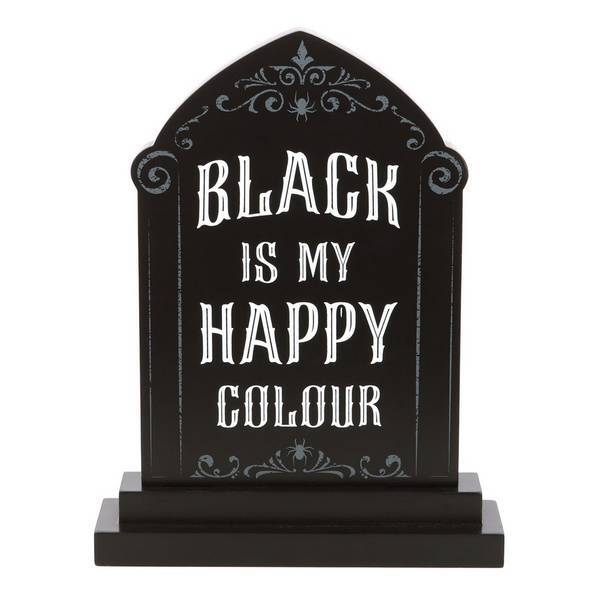 Something Different black standing sign 30.5cm (British brand)