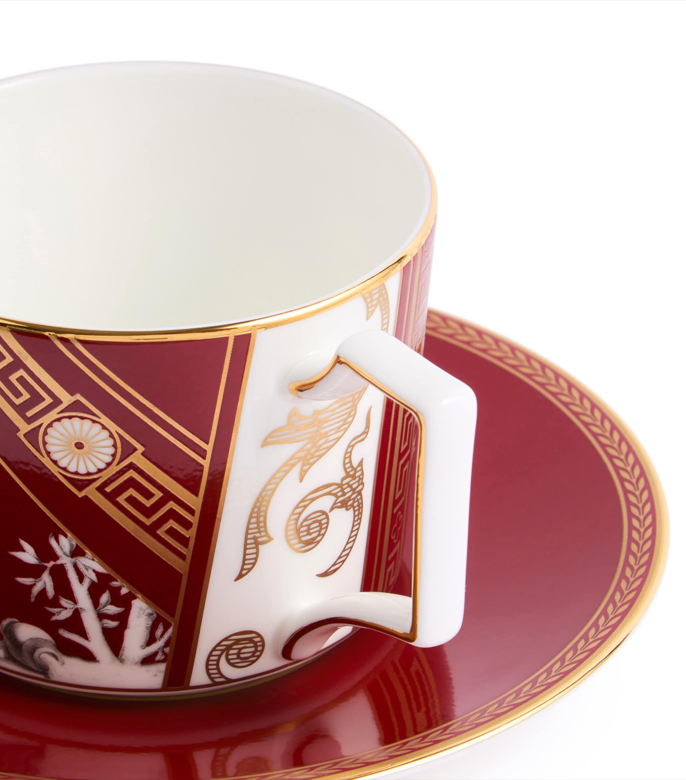 Wedgwood Renaissance teacup and saucer set (British brand)