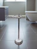 Showerdrape White Opera Freestanding Toilet Roll Holder