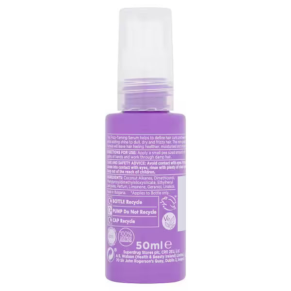 Superdrug Style Expertise Anti Frizz Serum 50ml (British brand)