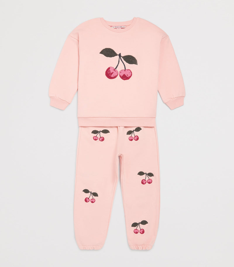 KONGES SLOJD children's sweatshirt with cherry embroidery, UK version