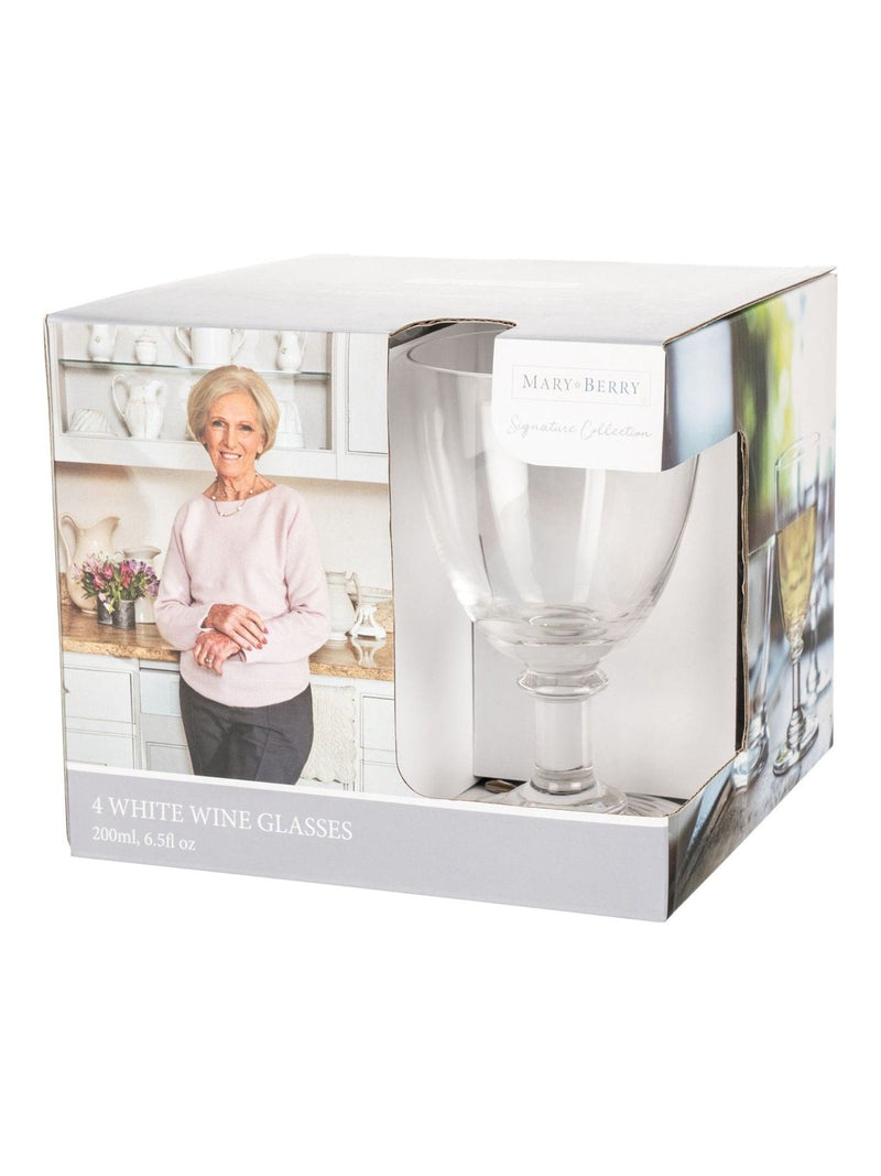 Mary Berry White Wine Glasses Set of 4, imported from the UK