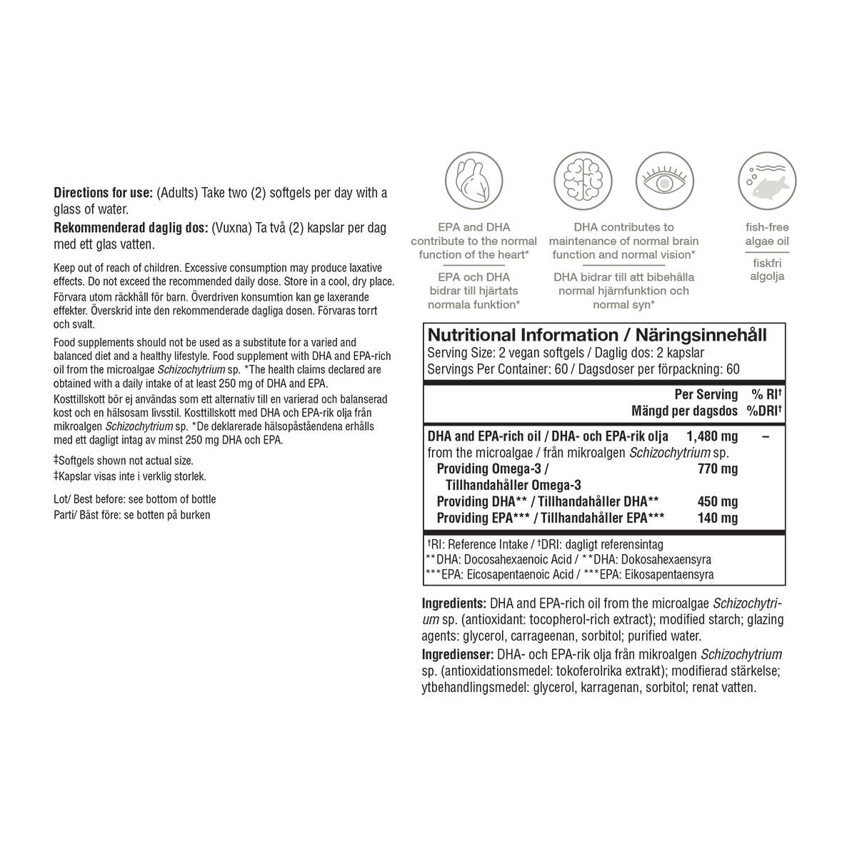 Youtheory Ocean Friendly Omega supplement 120 count (British brand)