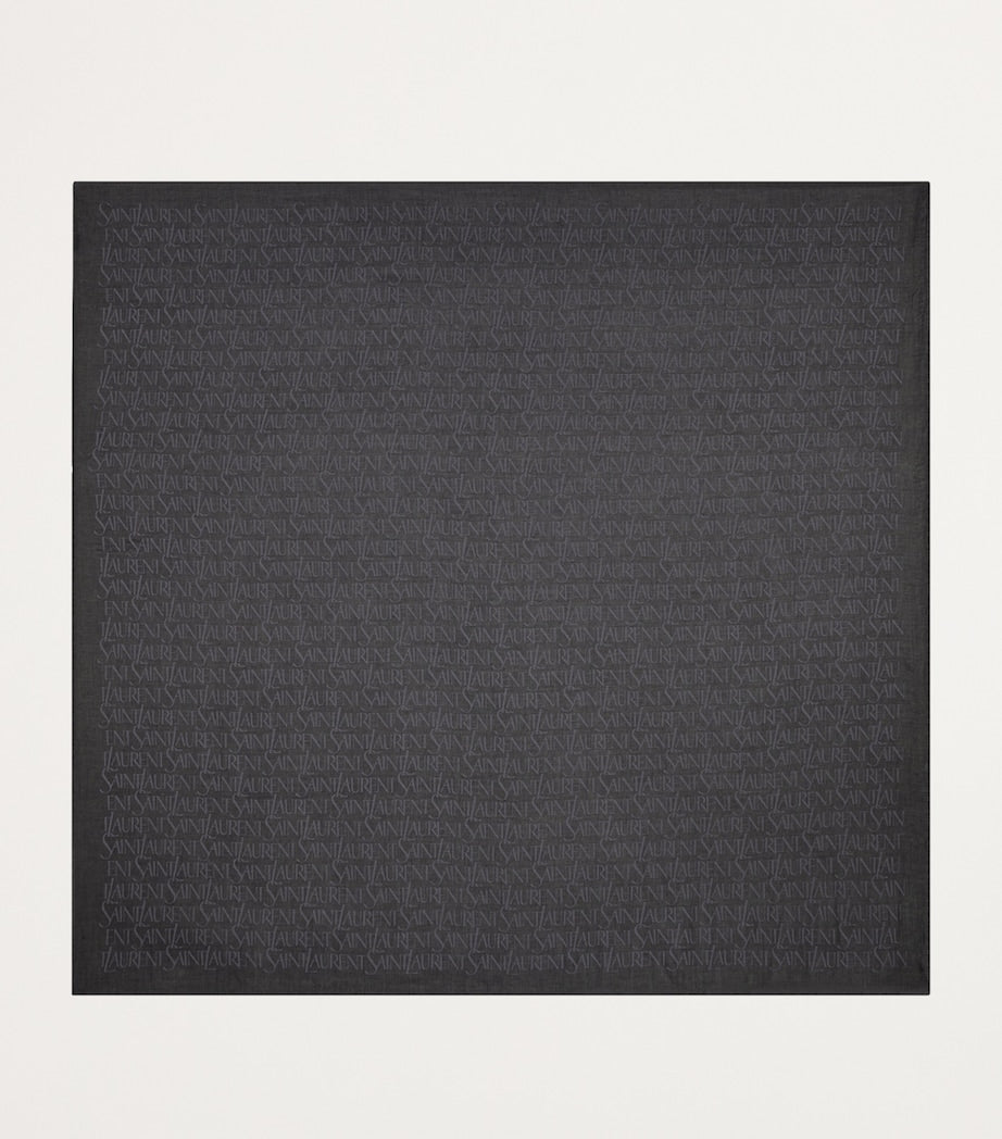 Modal Logo Print Square Scarf 135cm x 135cm