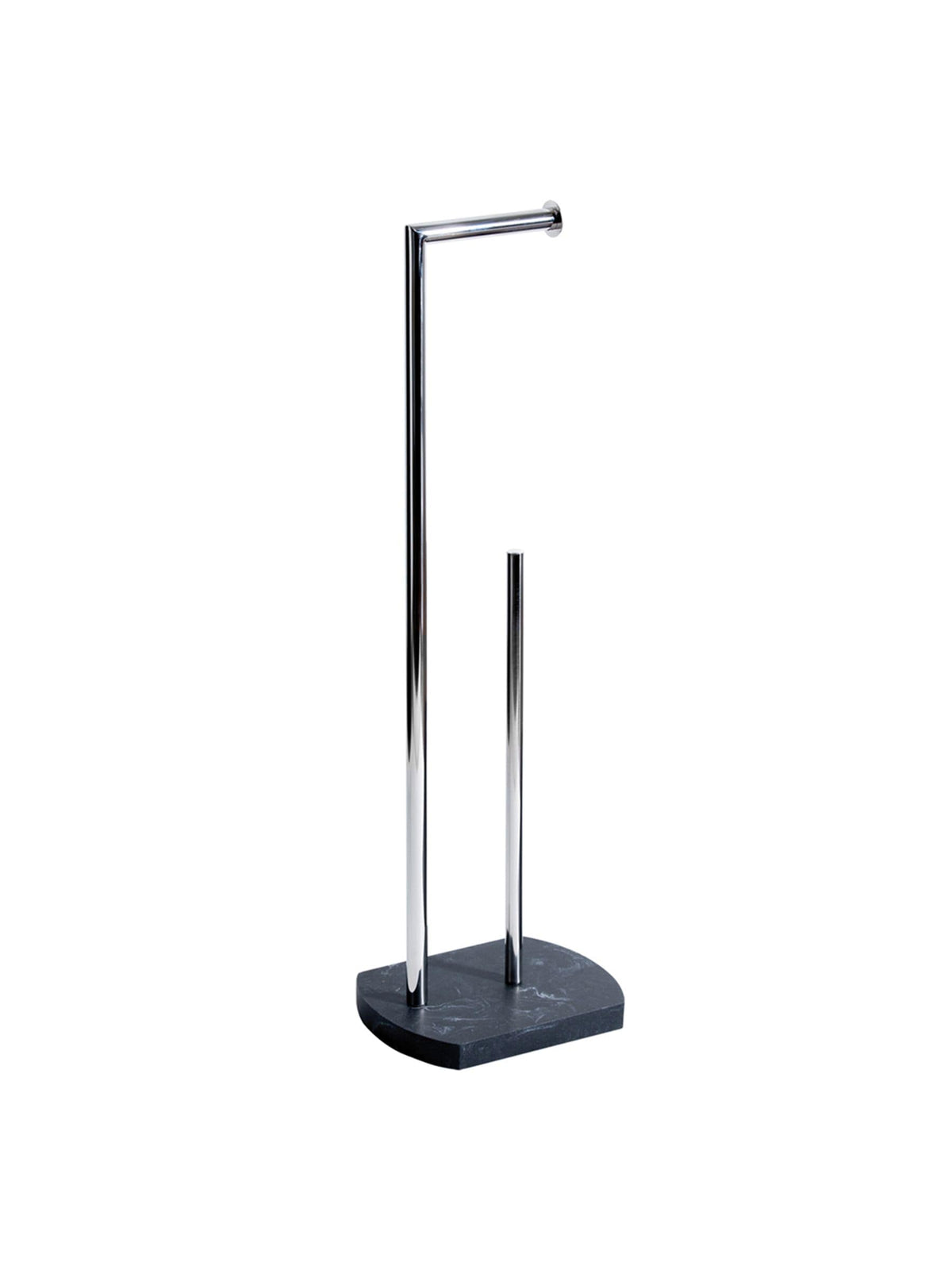 Showerdrape Grey Octavia Toilet Roll and Spare Paper Holder