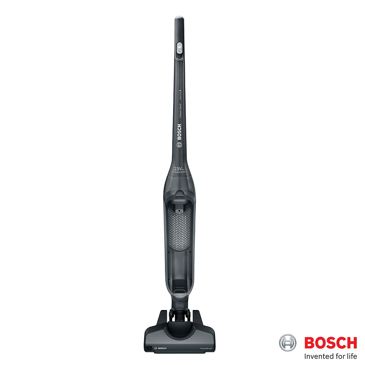 Cordless 2-in-1 Upright and Handheld Vacuum Cleaner Grey 0.4L