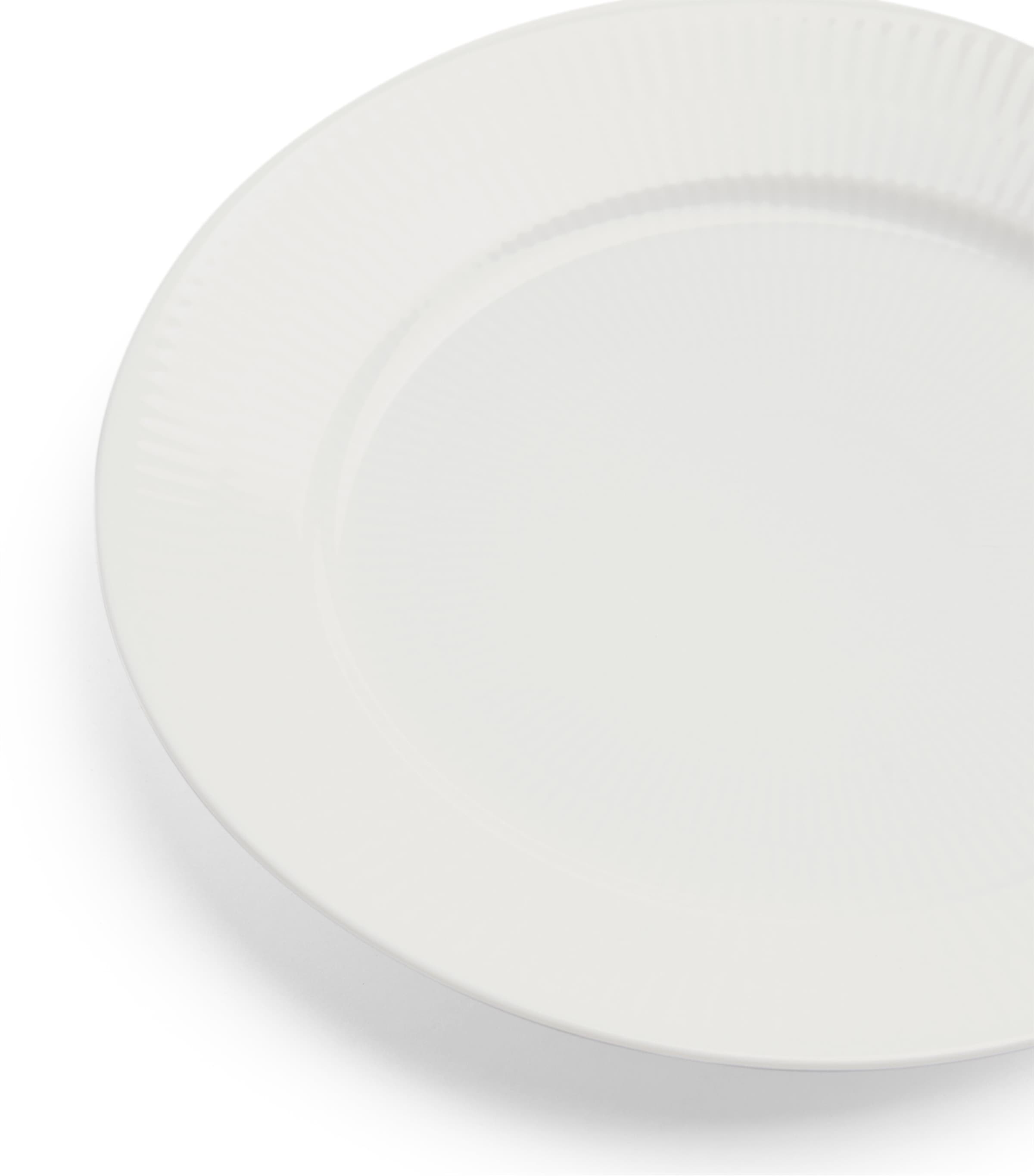 Royal Copenhagen White Fluted plate 22cm, imported from the UK