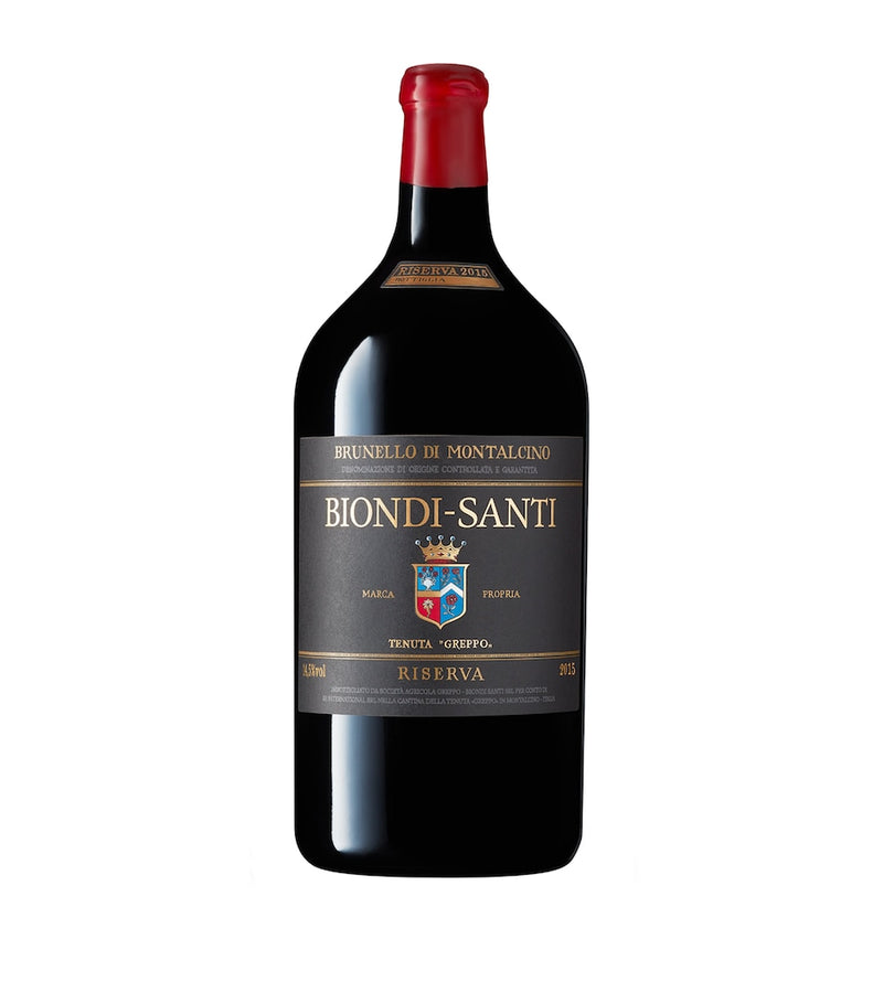 Biondi Santi Brunello di Montalcino Riserva 2015 Jeroboam (300cl) - British product