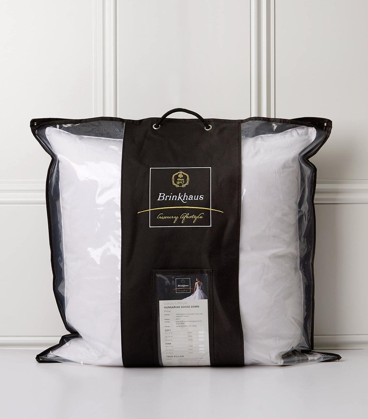 Brinkhaus Hungarian Goose Down Firm Pillow - British product