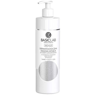 BasicLab Purifying Emulsion Ultra Sensitive Skin Facial Cleansing 300ml