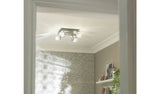 Argos Home Mira Chrome 4 light bathroom cube spotlights - British product