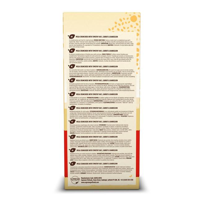 Supreme Russel Carrot Cruncher Treats   80g GOODS M&S   