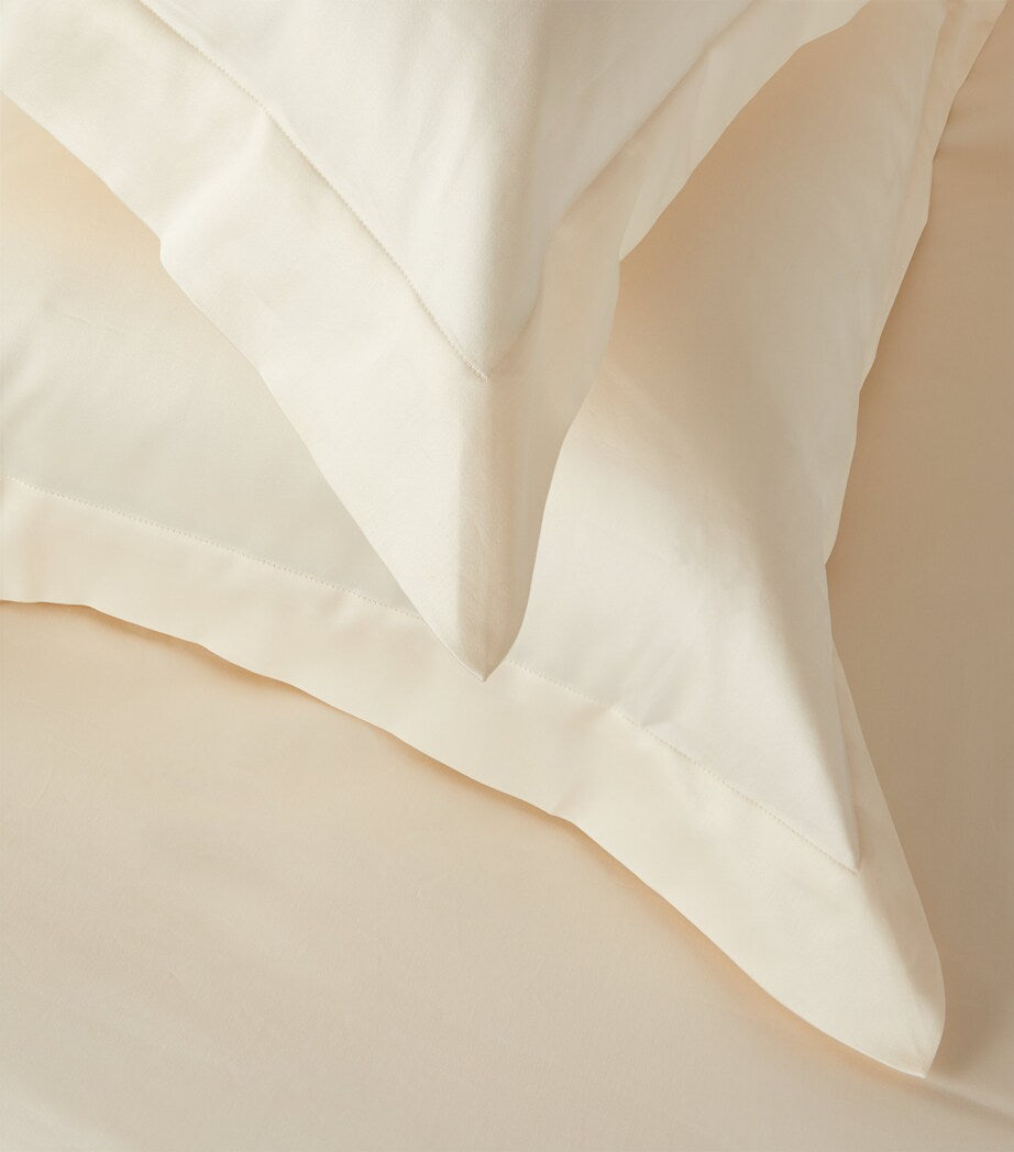 Celso De Lemos Super King duvet cover in Egyptian cotton, sateen finish - British product