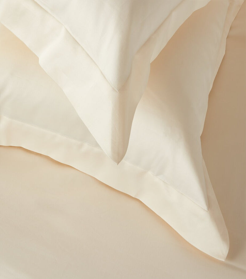 Celso De Lemos Super King duvet cover in Egyptian cotton, sateen finish - British product