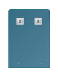 Showerdrape Rochester rectangular bathroom mirror with shelf 70cm x 50cm (British brand)