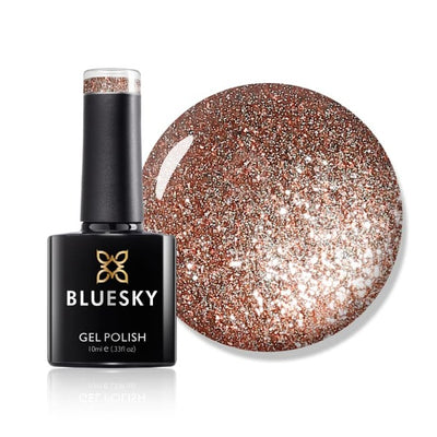 Bluesky Gel Polish Tinsel Toast Nail Art