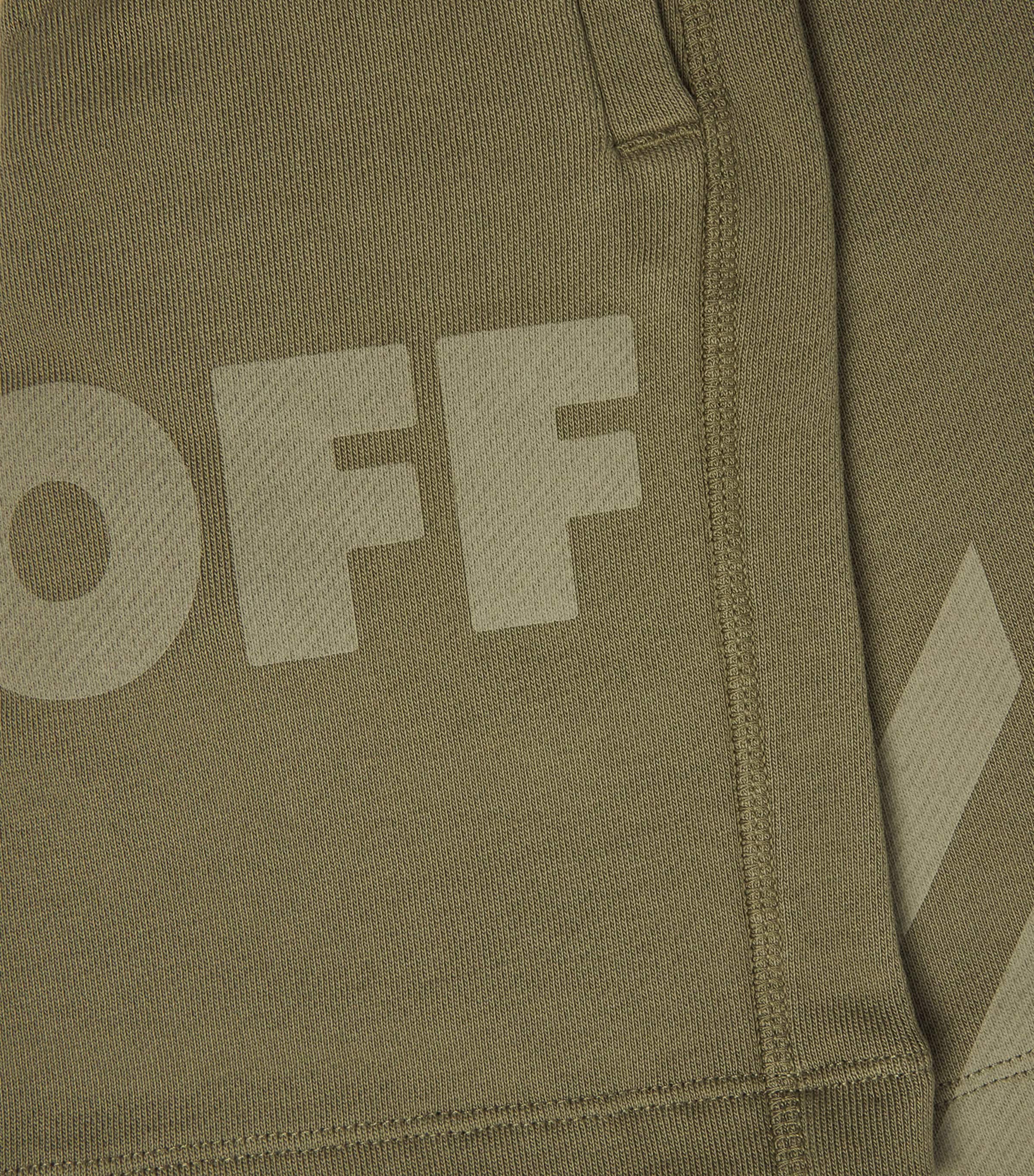 Off-White Kids Jersey Logo sweatshorts 4-12+ years, imported from the UK