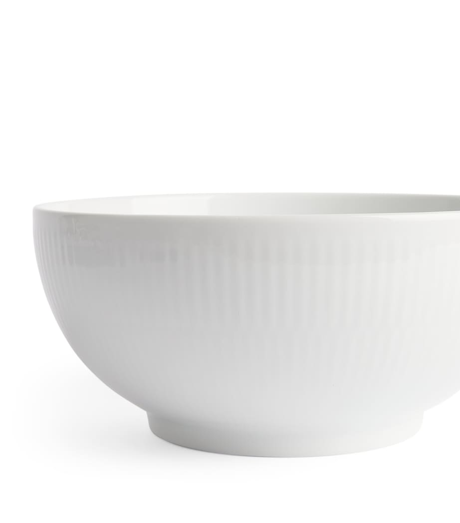 Royal Copenhagen White Fluted bowl 24cm, imported from the UK