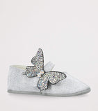BabyWalker crystal butterfly ballet flats - British product