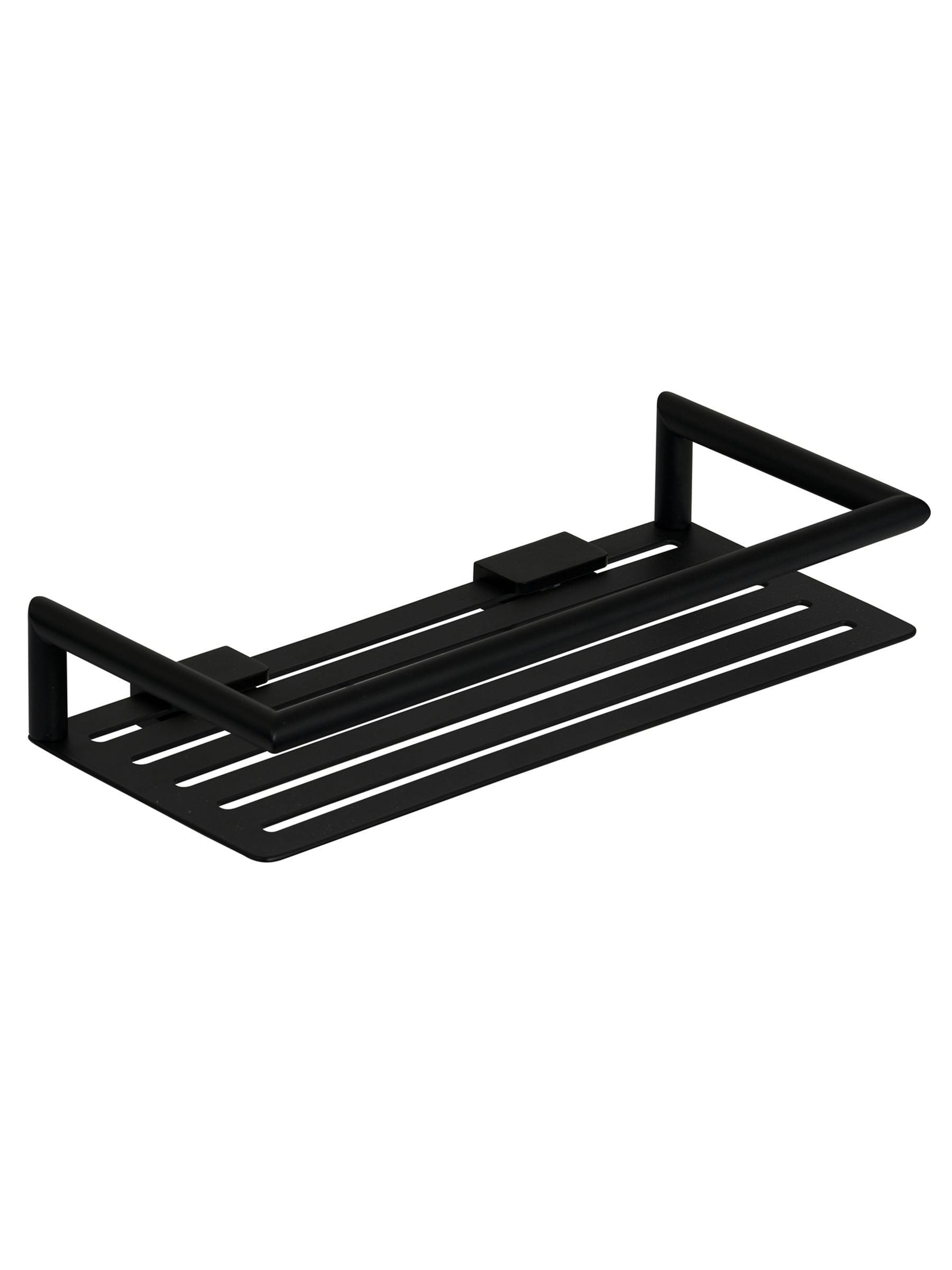 Showerdrape Black Verso Shower Basket 27x12x4.5cm (British brand)