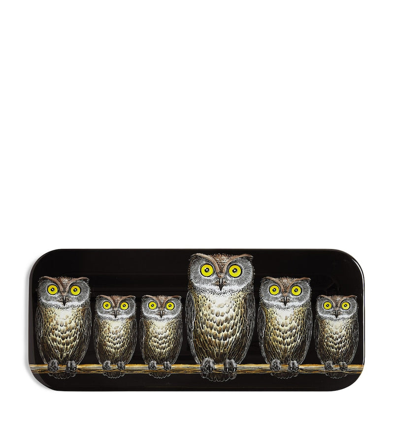 Fornasetti Civette tray 60cm - British product