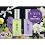 Yardley Florals Mini Fragrance Collection Lilac Pear Gardenia 2x10ml (British brand)