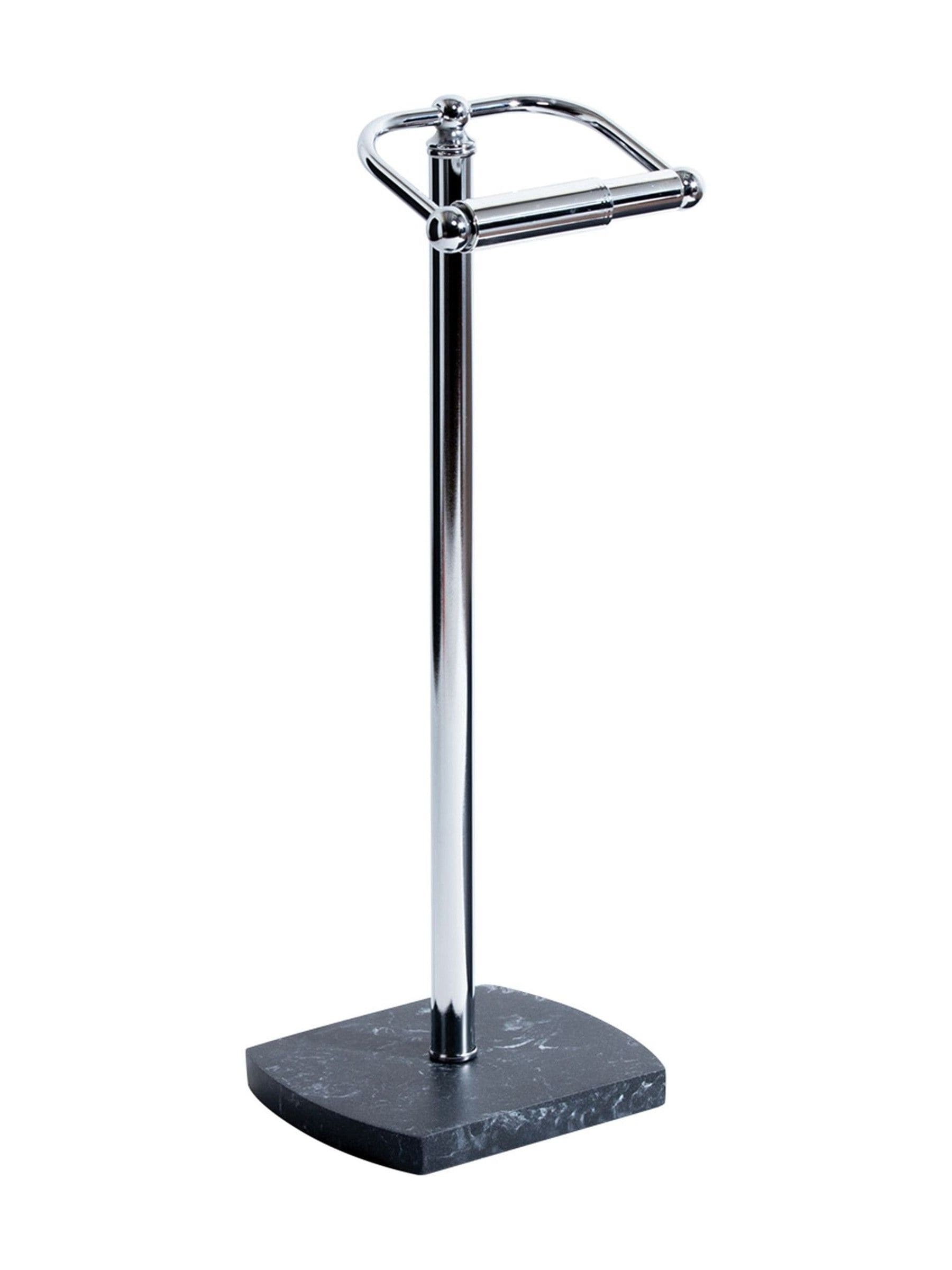 Showerdrape Grey Octavia toilet roll holder 52cm (British brand)