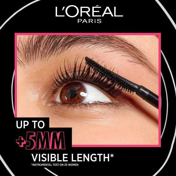L'Oréal Paris Telescopic Lift Mascara Extra Black, imported from the UK