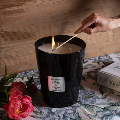 Antiga 1860 3 Wick Candle in Sandalwood Bergamot