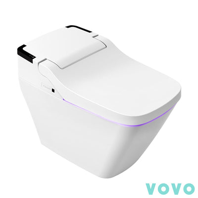 VOVO Smart Bidet Toilet TCB-090SA in White with Vertical or Horizontal Drainage