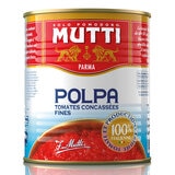 Mutti Polpa Chopped Tomatoes 6 x 790g tins, imported from the UK