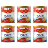 Mutti Polpa Chopped Tomatoes 6 x 790g tins, imported from the UK