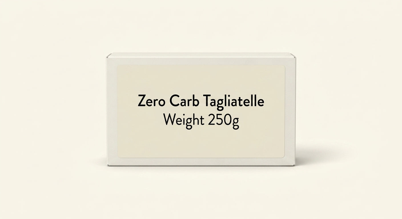 Holland & Barrett zero carb tagliatelle 200g, UK version