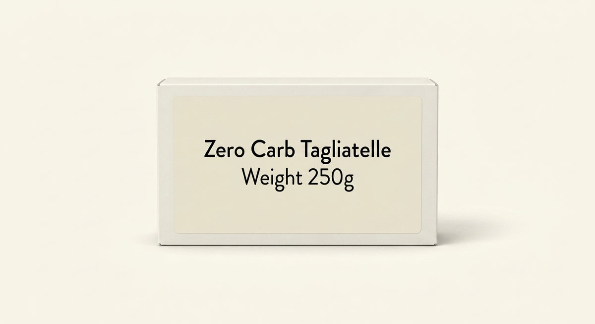 Holland & Barrett zero carb tagliatelle 200g, UK version