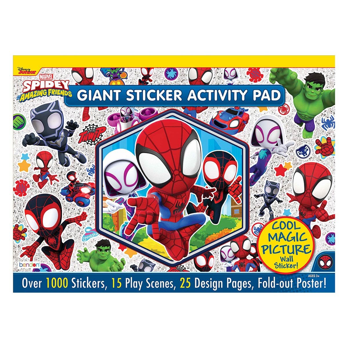Cocomelon giant activity sticker pad in 5 options, UK version
