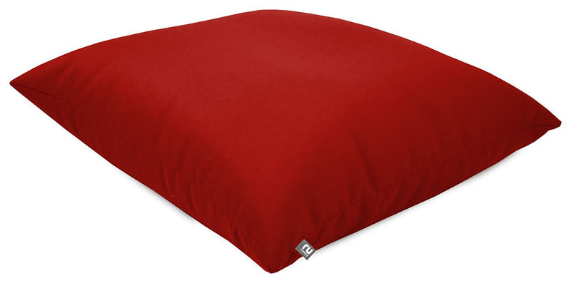 rucomfy red large floor cushion, imported from the UK