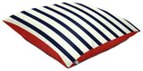 rucomfy bean bag floor cushion navy 70x70x10cm, imported from the UK