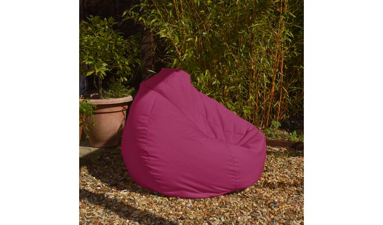 Rucomfy Indoor Outdoor Bean Bag Pink 110cm, imported from the UK