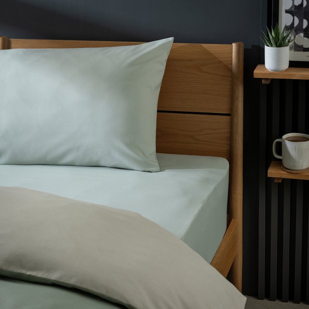 Habitat sage fitted sheet single, UK version