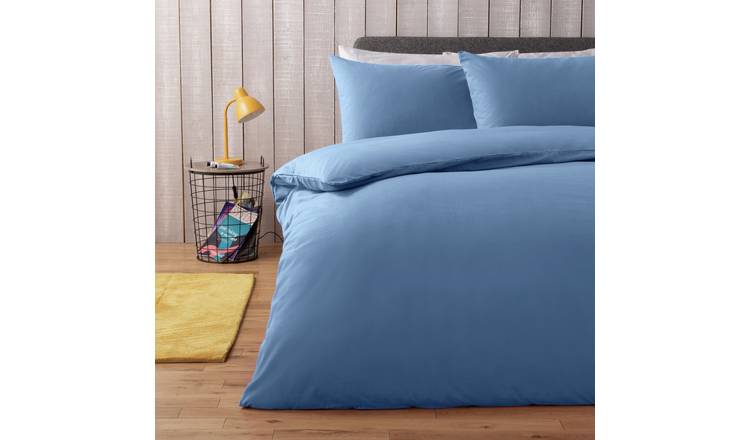 Habitat Polycotton Blue Toddler Duvet Cover Set, UK version