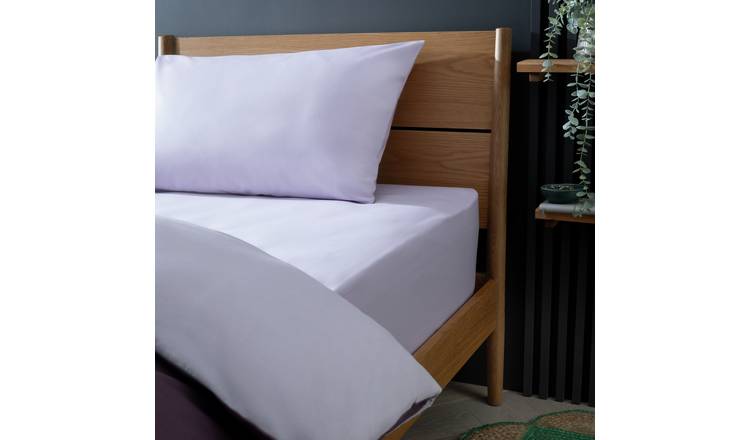 Habitat Lilac Fitted Sheet Single, UK version