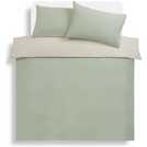 Habitat green reversible duvet cover set for double bed, UK version