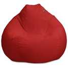 rucomfy Red Indoor Outdoor Bean Bag 110x80x80cm, imported from the UK