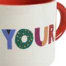 Habitat multicolour porcelain mugs set of 2, UK version