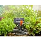 Gardena AquaZoom Compact Sprinkler and Waterstop garden sprinkler 0.31kg, UK version