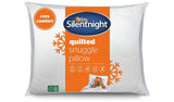 Silentnight Quilted Snuggle Hollowfibre Soft Pillow L76 x W48cm (British brand)