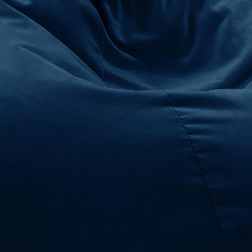 Rucomfy Velvet Slouchbag Bean Bag Peacock Blue, imported from the UK