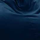 Rucomfy Velvet Slouchbag Bean Bag Peacock Blue, imported from the UK