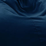 Rucomfy Velvet Slouchbag Bean Bag Peacock Blue, imported from the UK