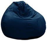 Rucomfy Velvet Slouchbag Bean Bag Peacock Blue, imported from the UK